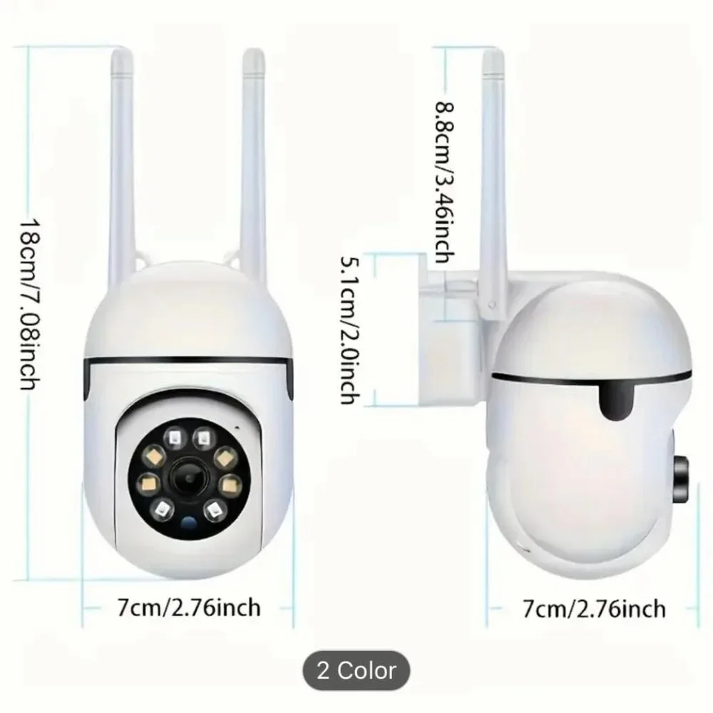 1080P Surveillance Camera, Dual Band, PTZ Auto Tracking, Motion Detection, Wifi
